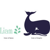 Jacob's Whale Wall Decal