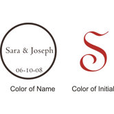 Susan and Greg Monogram Wall Decal