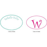 Whimsical Monogram Wall Decal