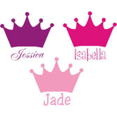 Princess Crown Wall Decal