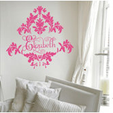 Tres Chic Damask Wall Decal