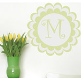 Bloomster Monogram Wall Decal