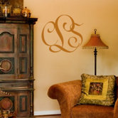 Entwined Monogram Wall Decal
