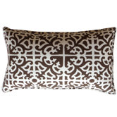 Malibu Outdoor Decorative Pillow in Brown