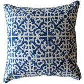 Malibu Outdoor Square Decorative Pillow in Blue