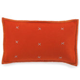 Moss Wool Pillow in Orange