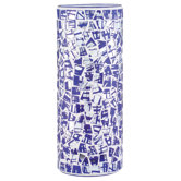 Living 2Easy Interchangeable Lamp Shade in Blue and Dichroic