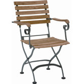 Klappsessel "Montana" in Schwarz
