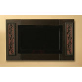 Arts and Crafts Decorative Panel for Television in Mocha