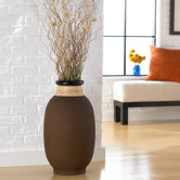 Clayworks Jug Round Floor Vase