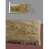 Eros Faux Flokati Tan Rug