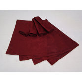 Placemat and Napkin with Scroll Leaf Pattern (Set of 4)