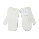 Quilted Oven Mitt in Natural (Set of 2)