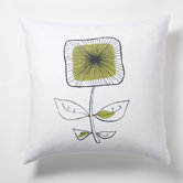 Square Flower Pillow