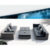 Emerald Armless Club Chair with Cushions