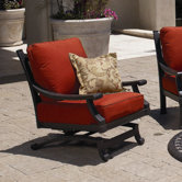 Del Mar Rocking Chair Club Chair