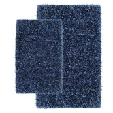 Barbados Shag Accent Rug Navy Set