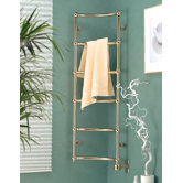 Corner Piece Wall Mount Electric Towel Warmer