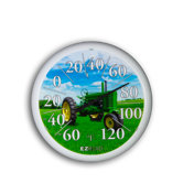 13.25" Dial Thermometer w/ GRN Tractor
