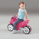 Motorcyle Ride-On Toy in Pink