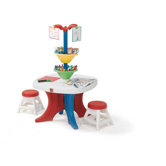 All Around Art Tower with Two Stools