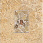 Castle De Verre 10" x 13" Decorative Accent Tile in Chalice Gold