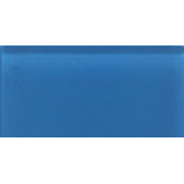 Glass Reflections 4 1/4" x 8 1/2" Glossy Wall Tile in Ultimate Blue