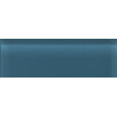 Glass Reflections 4 1/4" x 12 3/4" Glossy Wall Tile in Twilight Blue