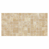 Continental Slate 12" x 24" Random Block Mosaic in Persian Gold