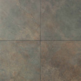 Continental Slate 6" x 6" Field Tile in Brazilian Green