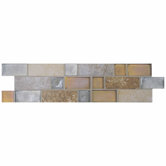Sandalo 3" x 12" Decorative Border in Zircon Blend
