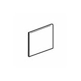 Sandalo 6" x 6" Surface Bullnose in Serene White
