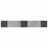 Veranda 3" x 20" Decorative Border in Steel and Gunmetal