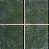 Molten Glass 4 1/4" x 4 1/4" Multi-Colored Wall Tile in Rain Forest