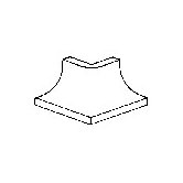 Permatones 2" x 2" Cove Corner in Matte Desert Gray