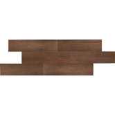 Terrace 6" x 36" Unpolished Field Tile in Espresso