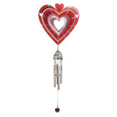 Designer Heart Wind Chime