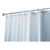 Carlton Shower Curtain in White