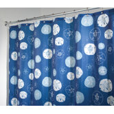 Sand Dollar Self Adhesive Shower Curtain