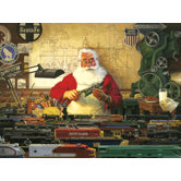 Santa and His Trains - 500 Piece Puzzle