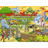 Dino Park Find the Difference 400 Piece Puzzle