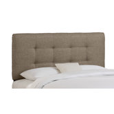 Button Tufted Upholstered Headboard
