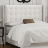 Button Tufted Upholstered Headboard