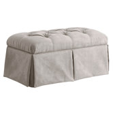 Tufted Velvet Storage Bench