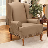 Colette Wing Chair T-Cushion Slipcover