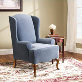 Stretch Pearson Wing Chair Slipcover (T-Cushion)