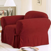 Soft Suede Club Chair Slipcover
