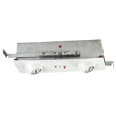 Two Head Recessed Emergency Light in White