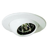 4" Eyeball  Trim for Recessed Housing in White
