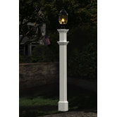 Portsmouth Lamp Post in White